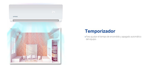 Minisplit Prime 1.5 Ton Frio Calor Minisplit 220v