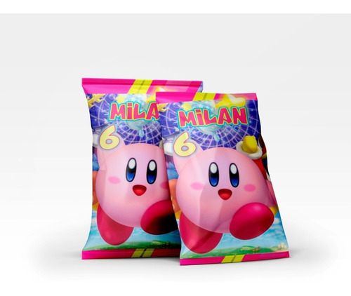 Sorpresitas Bolsas Chips Bags Kirby X 20 Unids Kotillonk