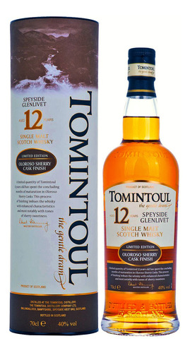 Whisky Tomintoul 12 Años Oloroso Sherry Cask Finish 700ml