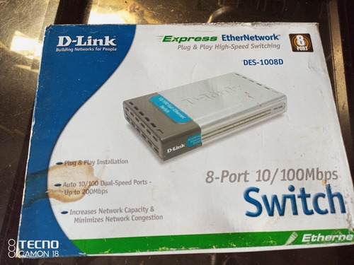 Switch D-link 8 Puertos 