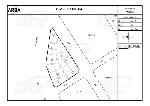 Plancheta Catastral Consulta Arba Catastro Planos Agrimensor