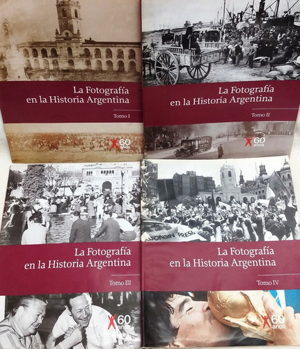 La Fotografía En La Historia Argentina 4 Tomos Clarín Exclte