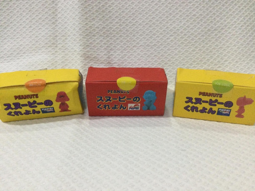 Snoopy Pepsi Japão 2004 Crayons Snoopy, Charlie Brown, Sally (Usado)