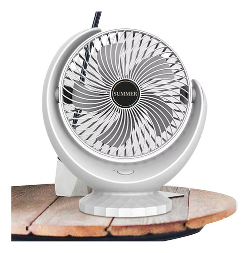 Li Ventilador De Sobremesa Ajustable Y Recargable E