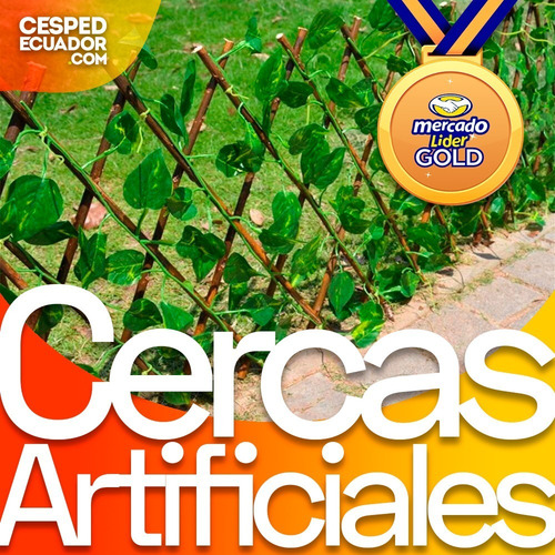 Imagen 7 de 10 de Cercas Con Enredaderas Artificiales