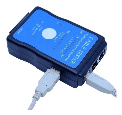 Testador De Cabos Rj45 / Rj11 / Usb Profissional Remoto