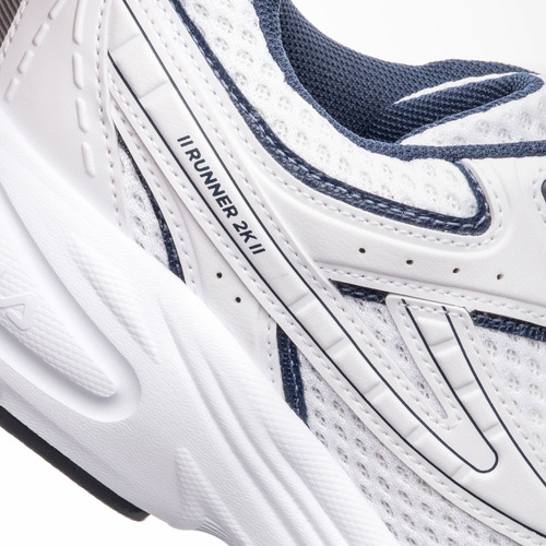 Tênis Fila Runner 2k Masculino Branco/marinho Antiderrapante