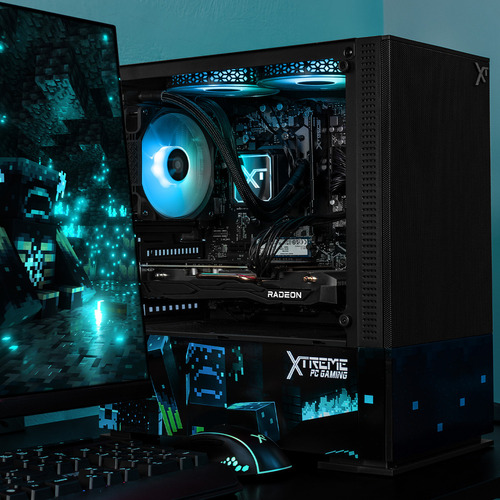 Xtreme Pc Gaming Amd Radeon Rx 7600 Ryzen 7 5700g 32gb Ssd 1tb Sistema Liquido Wifi Minecraft Warden