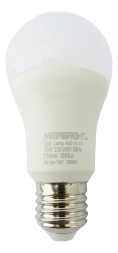 Ampolleta Led 13w E27 Luz Cálida