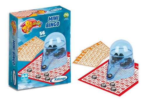 Brinquedo Mini Bingo 56 Números