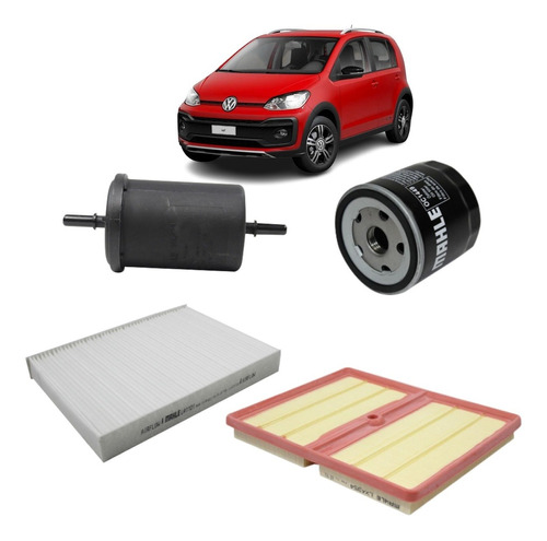 Kit Filtros Revisão Volkswagen Up 2014 2022