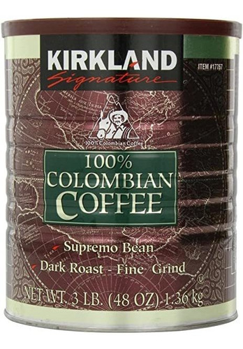 6 Pack Wholesale Lot Kirkland Signature 100% Columbian Coffe