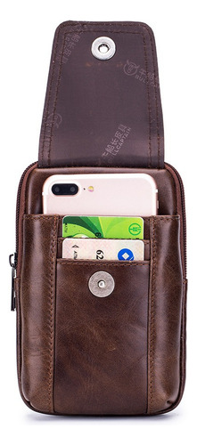 Lujo Bolso De Cintura Hombre Piel Genuino Bolso Cruzada