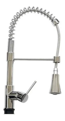 Imagen 1 de 6 de Grifo Llave Monomando Cocina Profesional Rociador Extraíble