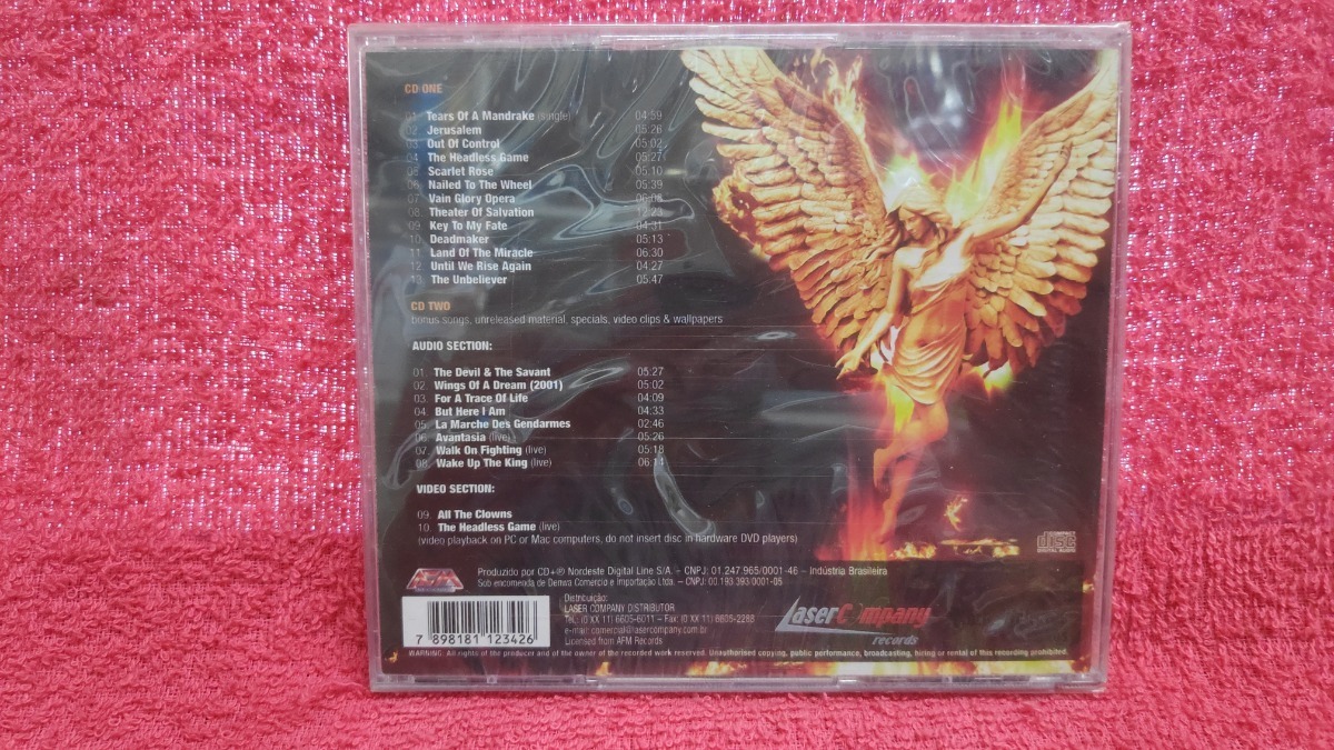 Cd Edguy Hall Of Flames Duplo Parcelamento Sem Juros