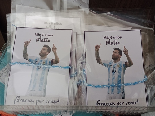 Souvenirs Pulsera Argentina Messi Mundial Qatar X 36