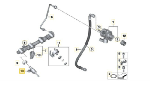 Inyector Gasolina Oem: 13 64 7 598 785