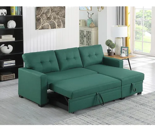 Sofá Cama En Forma De L Sofá Cama Extraíble Con Diván