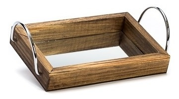 Bandeja Pequena Espelhada De Mesa Para Sala Jantar Promoção