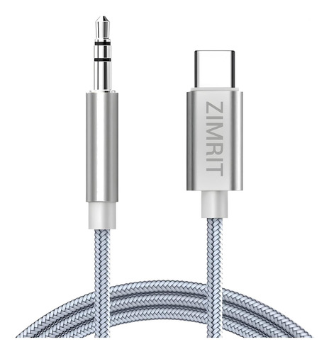 Cable Zimrit Usb Tipo C A 35 Mm Audio Aux Jack Cable De 3