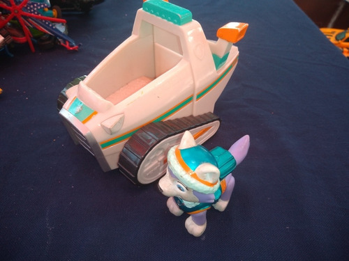 Vehiculo De Nieve Paw Patrol Everest Rescate Brillosa (Usado)