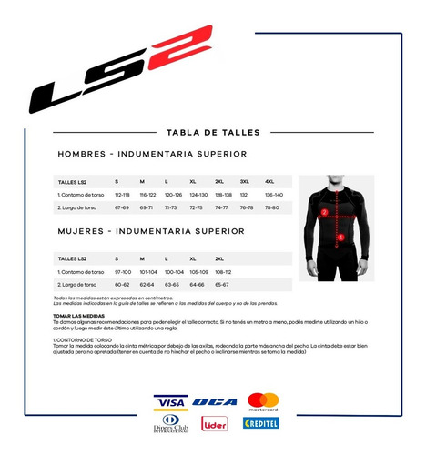 Imagen 3 de 5 de Campera Moto Ls2 Gallant Men Jacket