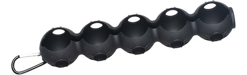 Estuche Para Pelotas De Golf Con Capacidad Para 5 Negro