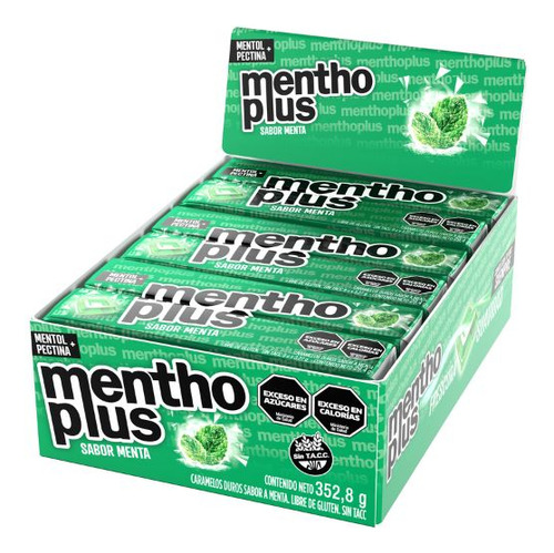 Menthoplus Menta X12u - Arcor Oficial