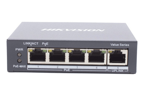 Switch Gigabit  Poe+  No Administrable 4 Puertos 10/100/1000