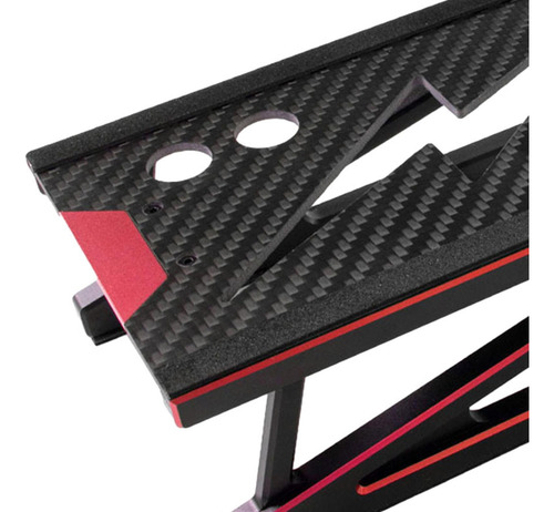 Soporte De Trabajo Para Coche Rc, De Trabajo De Rojo