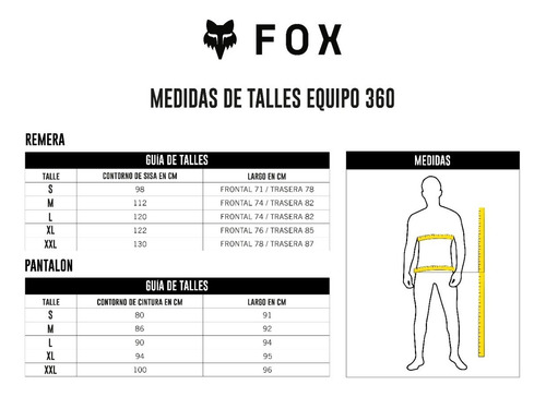 Conjunto Motocross Fox Racing - 360 Kila
