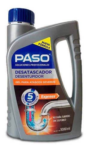 Paso Desatascador Gel Atascos Severos 1 L