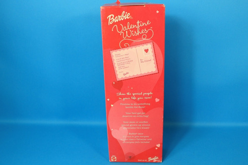 Valentine Wishes Barbie 2001 Muñeca (Usado)
