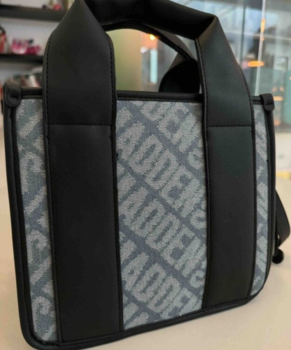 Crossbody Bwebber Denim 2 Satchel Azul Acero Tipo Mezclilla Níquel Negro