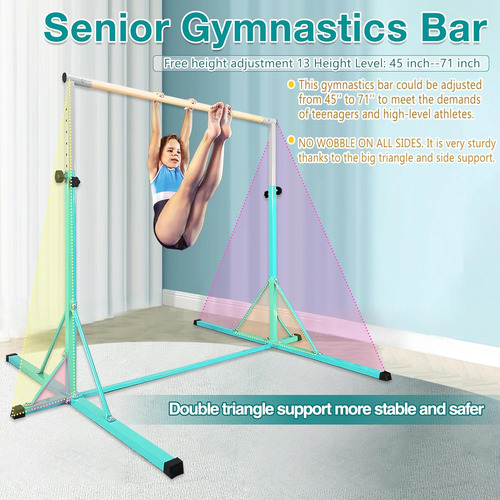Updated Gymnastic Bar, 6ft Gymnastics Bar, Safe Gymna...