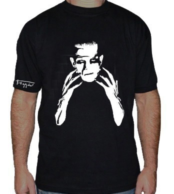 Frankenstein Momia Boris Karloff Remera Estampada Con Vinilo