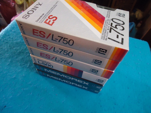 Sony Memorex Betamax Cintas Cassettes De Video Lote (Usado)