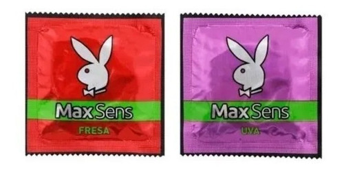 Preservativos Playboy Condoms Max Sens Fresa Y Uva 1 Pieza