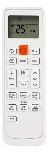 Controle remoto universal do ar condicionado Samsung Minisplit