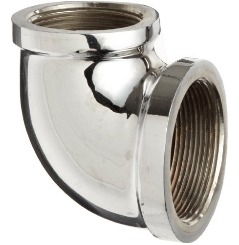 Chrome Plated Brass Pipe Fitting 90 Degree Reducing Elb...