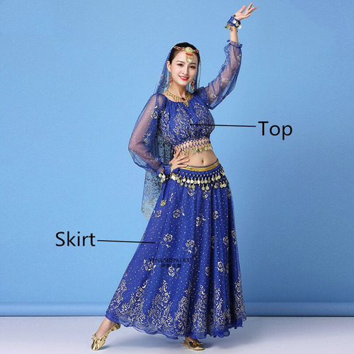 Disfraz De Bollywood Para Mujer, Vestido De Danza India, Sar