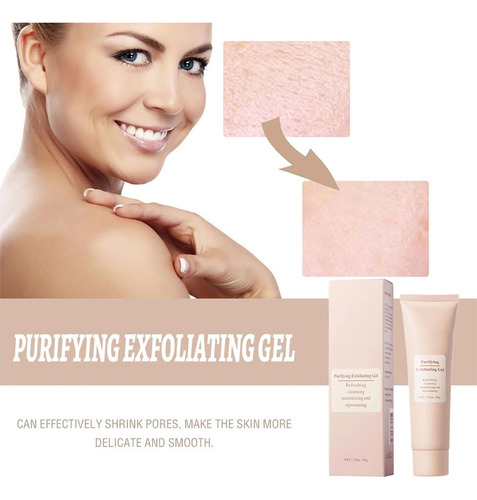 Gel Exfoliante 50 G Y Limpiador Facial De Queratina Para Pie