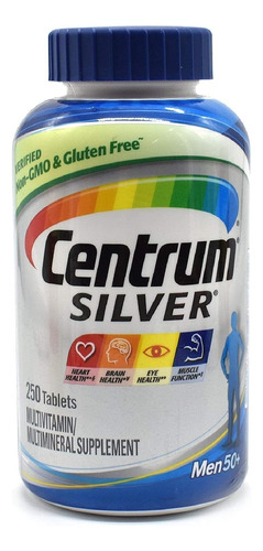 Centrum Silver Hombres 50+ Multivitaminico Mineral 250 Tab