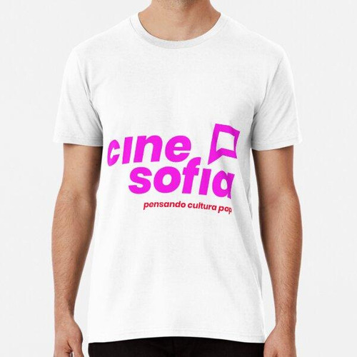 Remera Cine Sofia Cinema + Filosofia Pink Algodon Premium