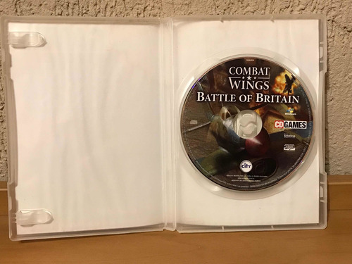 Jogo Pc Cd Rom Combat Wings Battle Of Britain Original Raro