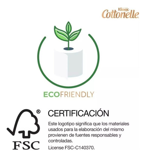 Papel Higiénico Kleenex Cotonelle Doble Hoja De 40 u