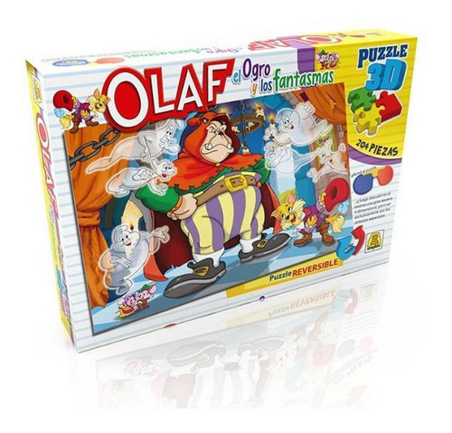 Puzzle Olaf, El Ogro Puzzle 3d 204 Piezas Ploppy 340233