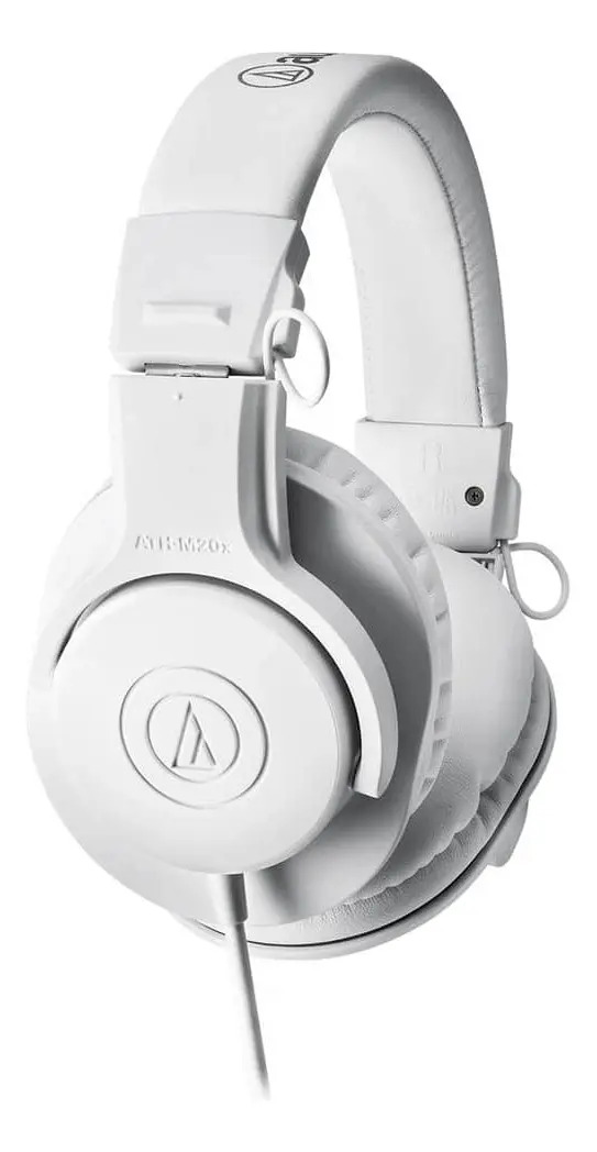 Audífonos De Monitoreo Audio-technica Ath-m20x Color Blanco
