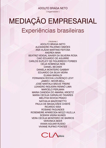 Livro Mediação Empresarial: Experiências Brasileiras