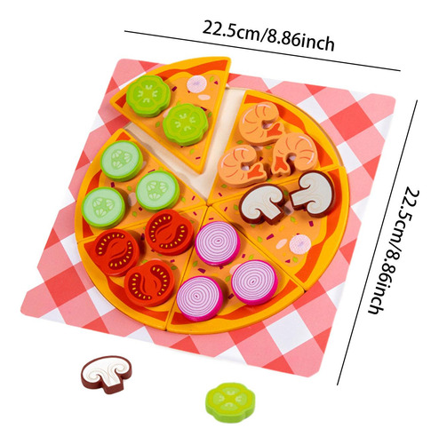 Juego De Comida De Juguete Para Niños, Juego De Pizza